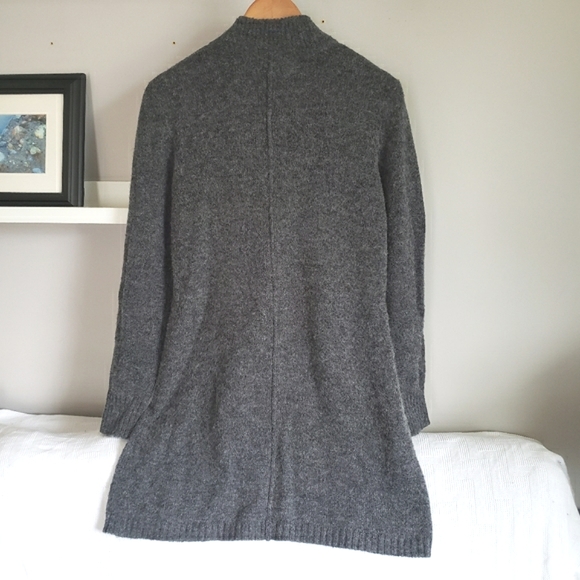 Royal Robbins Long Zippered Wool Blend Sweater Coat Size Large - Picture 3 of 5